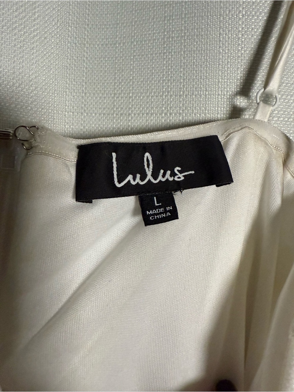 Lulus Lavish Lifestyle White Embroidered Ruffled Mini Dress Size Large - Picture 7 of 11